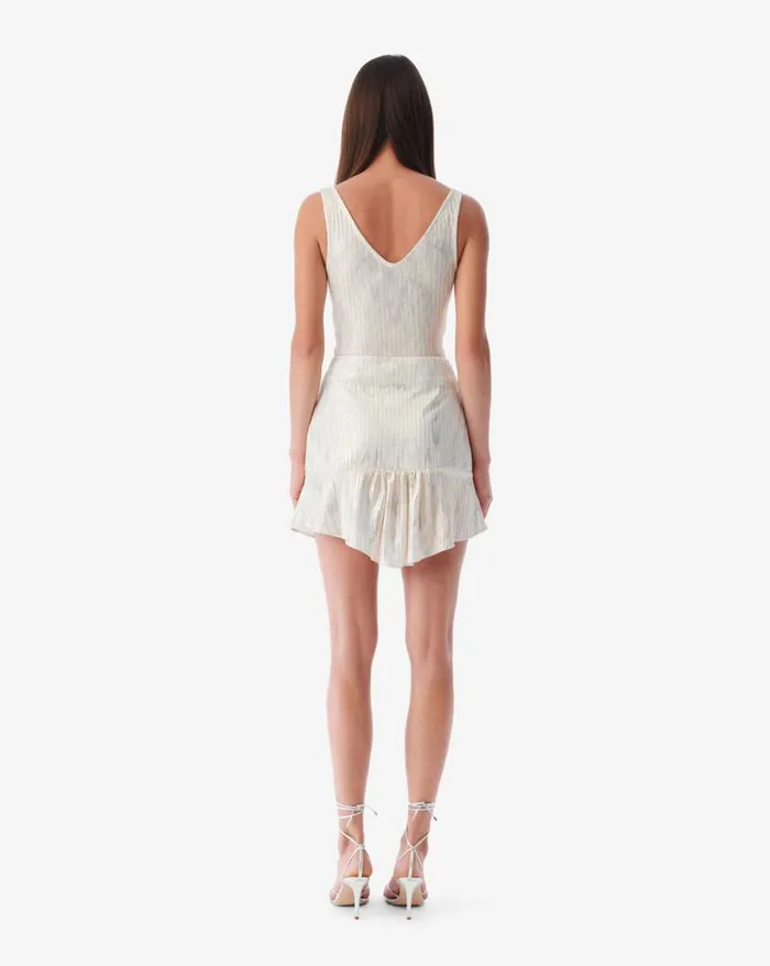 Shorts and Skirts Women IRO IMANE RUFFLED LUREX MINISKIRT