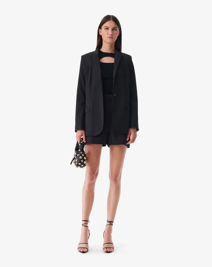 Shorts and Skirts Women IRO MYTRINA STRAIGHTCUT HIGHRISE SHORTS