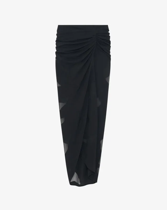 Shorts and Skirts Women IRO SELIMA WRAP MIDI SKIRT