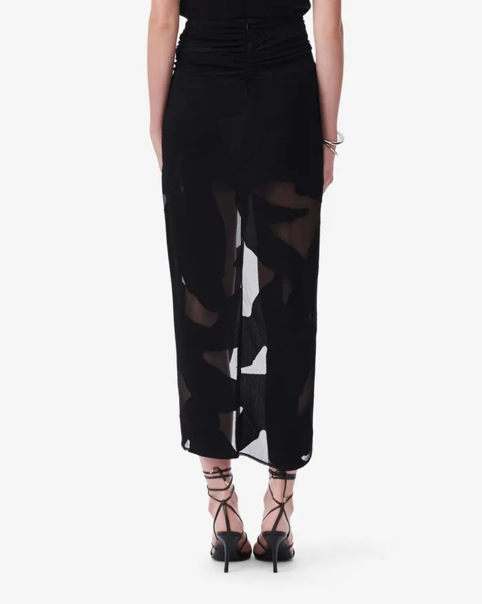 Shorts and Skirts Women IRO SELIMA WRAP MIDI SKIRT