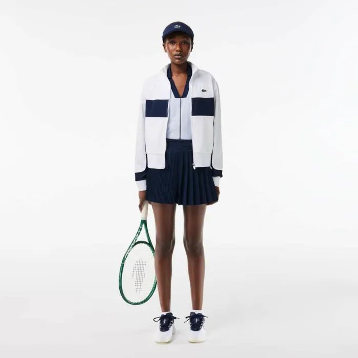 Shorts and Skirts Women Lacoste Women039s Pleated Tennis Shorts Navy Blue 423