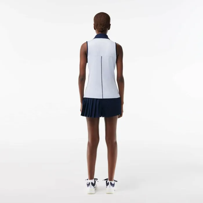 Shorts and Skirts Women Lacoste Women039s Pleated Tennis Shorts Navy Blue 423