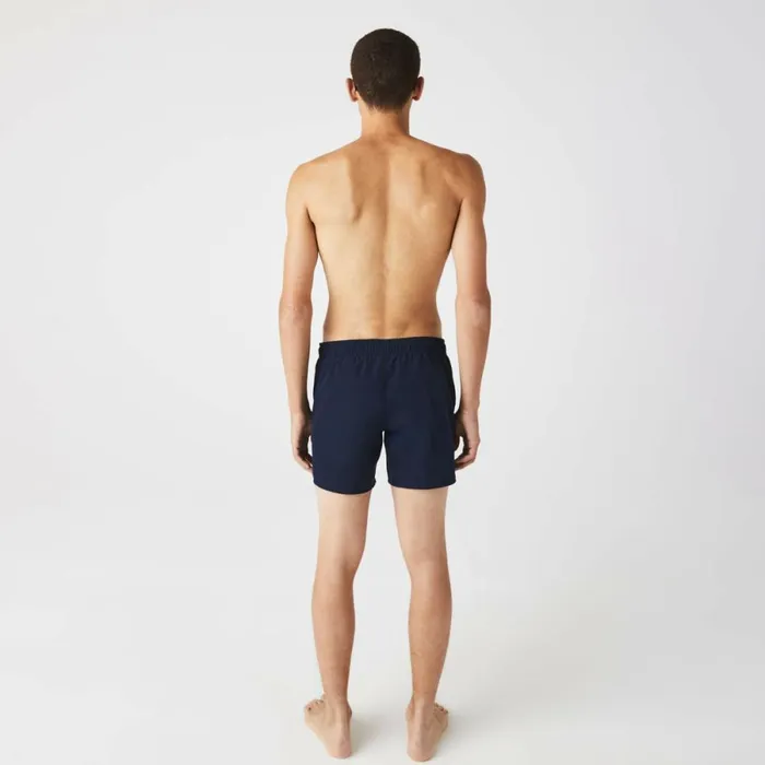 Shorts and Swim Men Lacoste Men039s Lightweight Swim Shorts Navy Blue Black Jb1