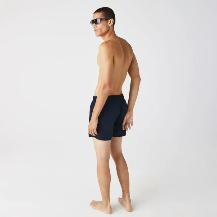 Shorts and Swim Men Lacoste Men039s Lightweight Swim Shorts Navy Blue Black Jb1
