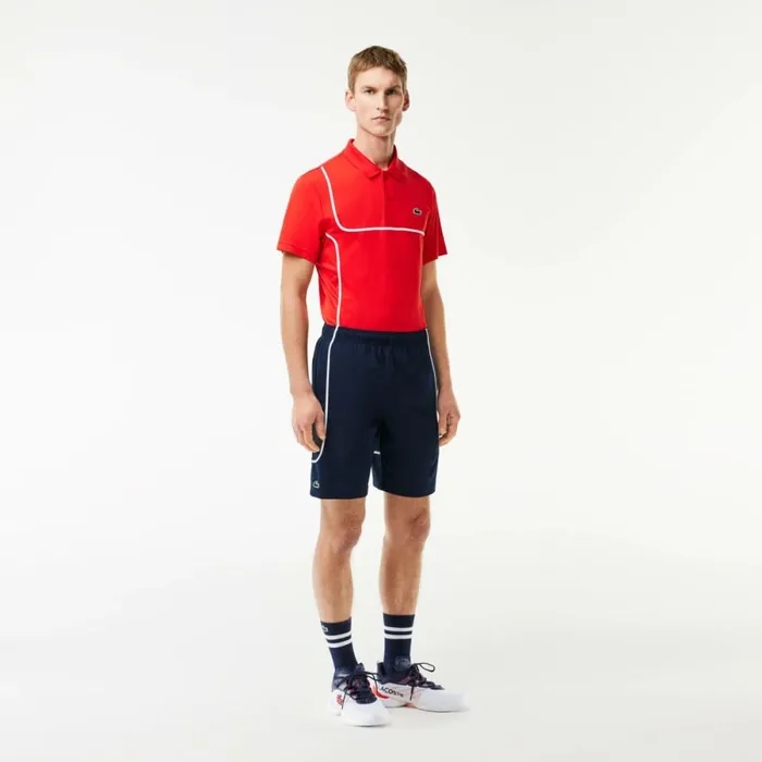 Shorts and Swim Men Lacoste Men039s Linerless Tennis Shorts Navy Blue 166