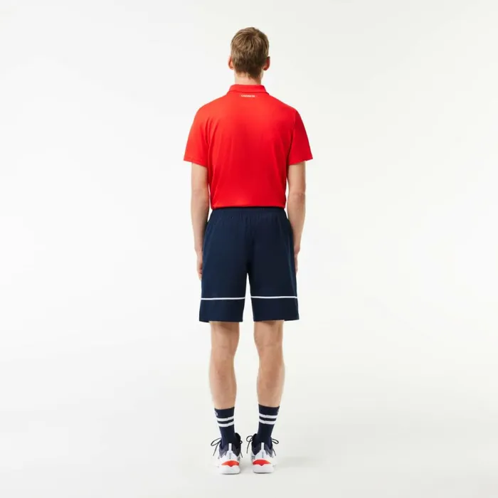 Shorts and Swim Men Lacoste Men039s Linerless Tennis Shorts Navy Blue 166