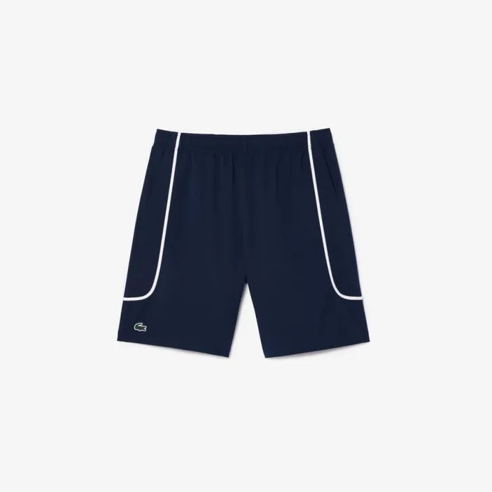 Shorts and Swim Men Lacoste Men039s Linerless Tennis Shorts Navy Blue 166