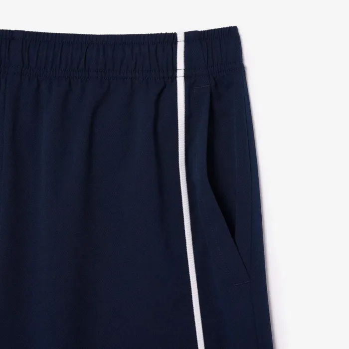 Shorts and Swim Men Lacoste Men039s Linerless Tennis Shorts Navy Blue 166