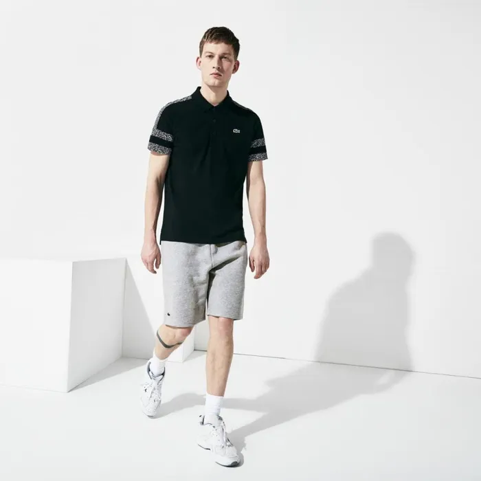 Shorts and Swim Men Lacoste Men039s SPORT Tennis Fleece Shorts Grey Chine Cca