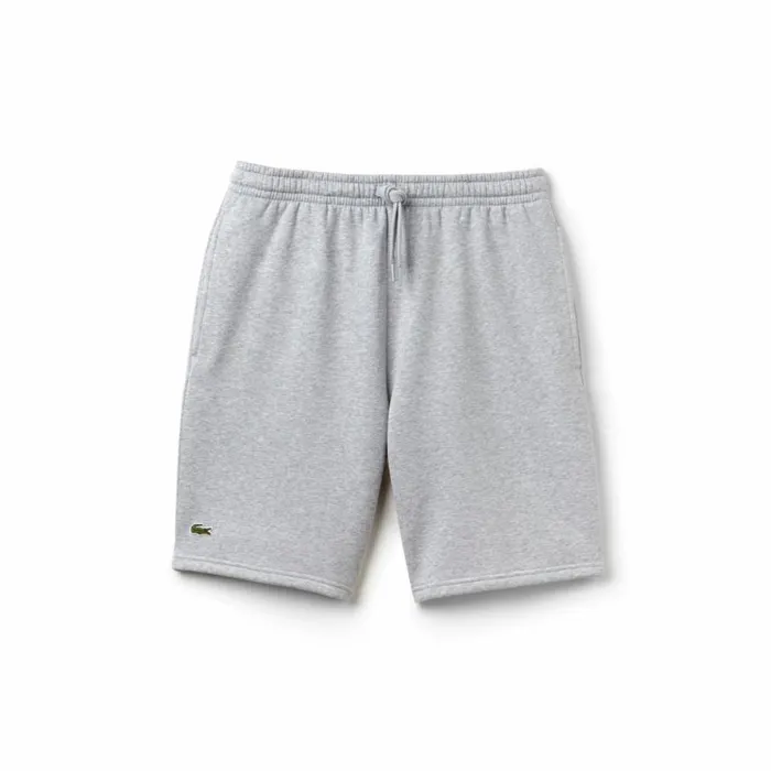 Shorts and Swim Men Lacoste Men039s SPORT Tennis Fleece Shorts Grey Chine Cca