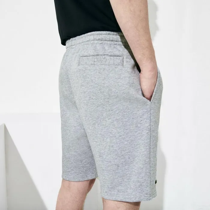 Shorts and Swim Men Lacoste Men039s SPORT Tennis Fleece Shorts Grey Chine Cca