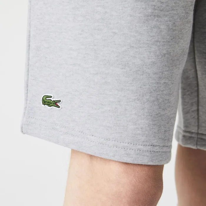 Shorts and Swim Men Lacoste Men039s SPORT Tennis Fleece Shorts Grey Chine Cca