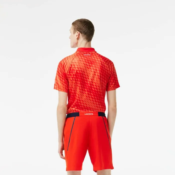 Shorts and Swim Men Lacoste Mens Lacoste Tennis X Novak Djokovic Shorts Red S5h