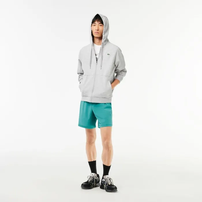 Shorts and Swim Men Lacoste Mens Sport Stretch Mesh Shorts Blue Rie