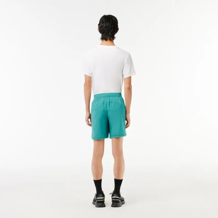 Shorts and Swim Men Lacoste Mens Sport Stretch Mesh Shorts Blue Rie