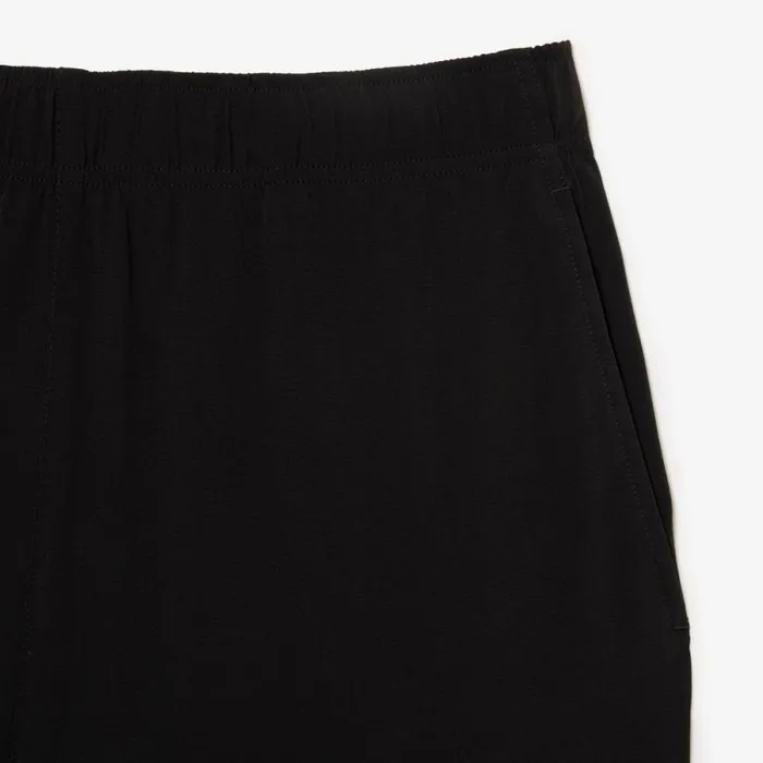 Shorts and Swim Men Lacoste Mens SPORT UltraLight Shorts Black White 258
