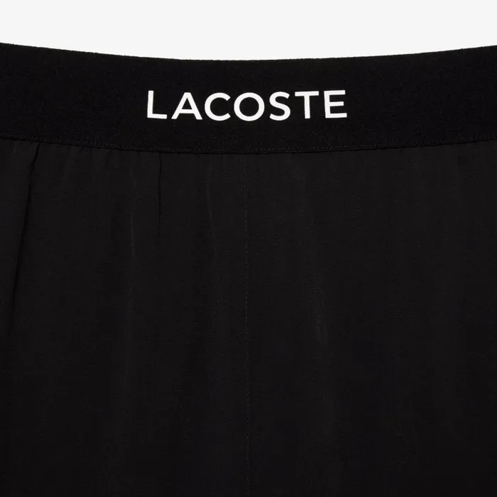 Shorts and Swim Men Lacoste Mens SPORT UltraLight Shorts Black White 258