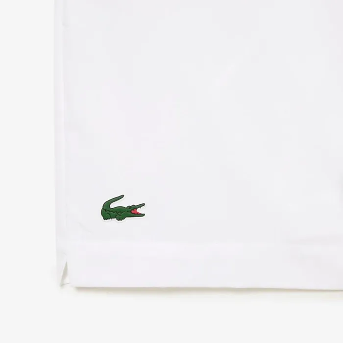 Shorts and Swim Men Lacoste Mens SPORT UltraLight Shorts White Navy Blue 522