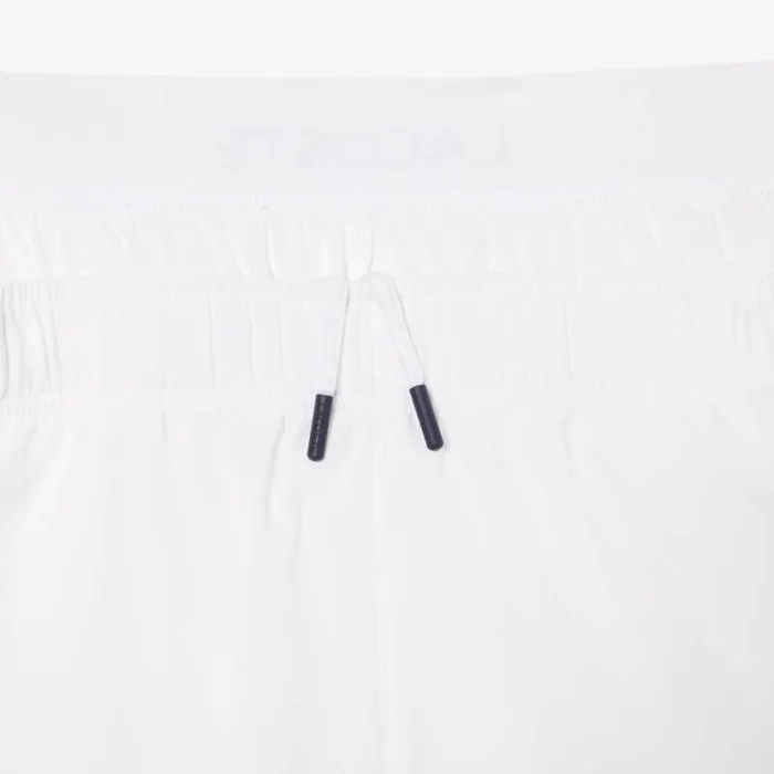 Shorts and Swim Men Lacoste Mens SPORT UltraLight Shorts White Navy Blue 522