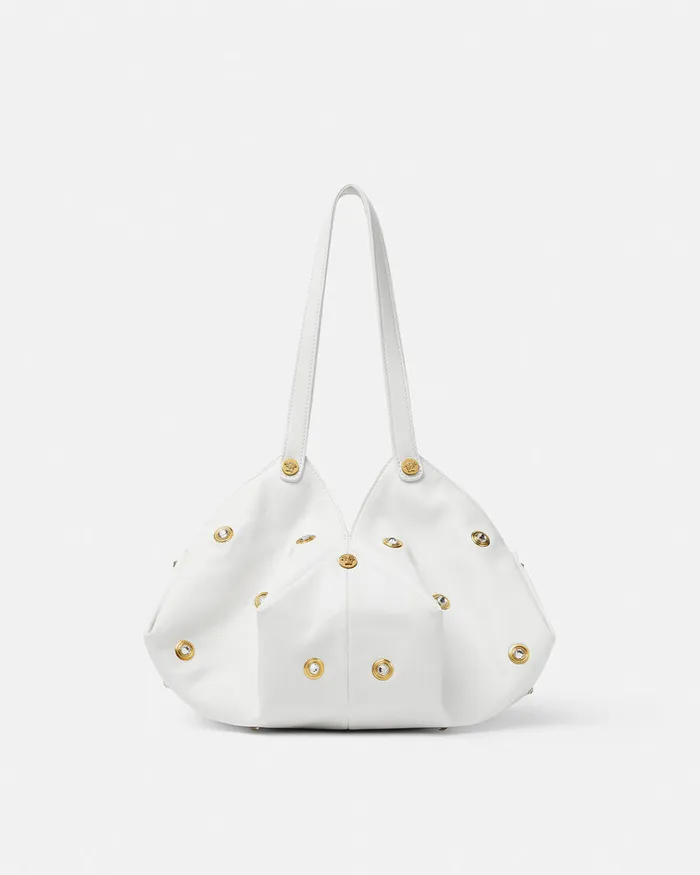 Shoulder and Crossbody Women Versace Protea Shoulder Bag White