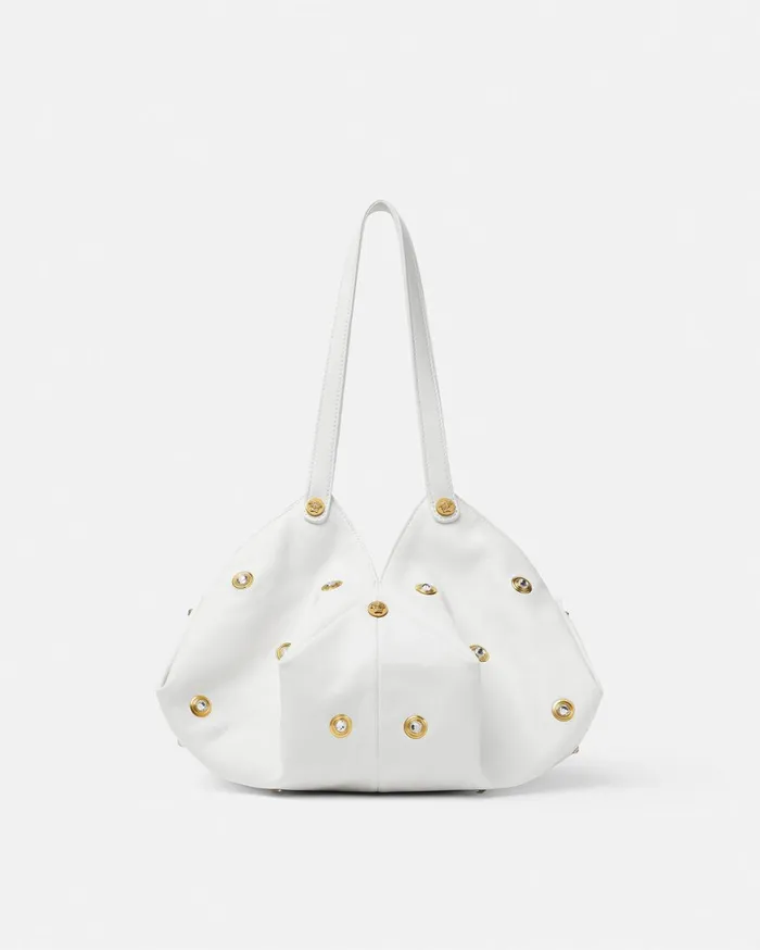 Shoulder and Crossbody Women Versace Protea Shoulder Bag White
