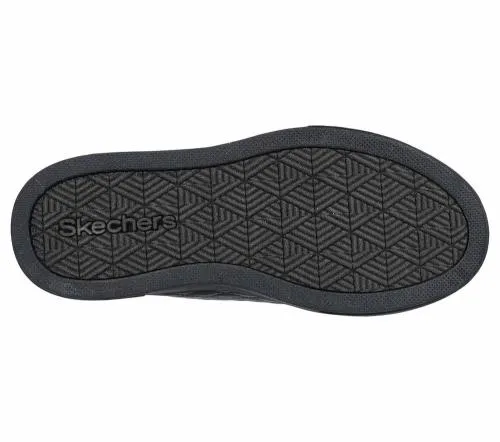 Shoutouts 8211 Glimmer Zip Black Kids SKECHERS Big Kids UK Sizes 36