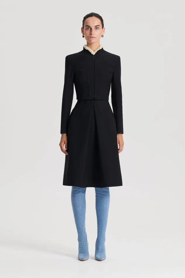 Skirts Women Scanlan Theodore MILANO PLEAT SKIRT BLACK