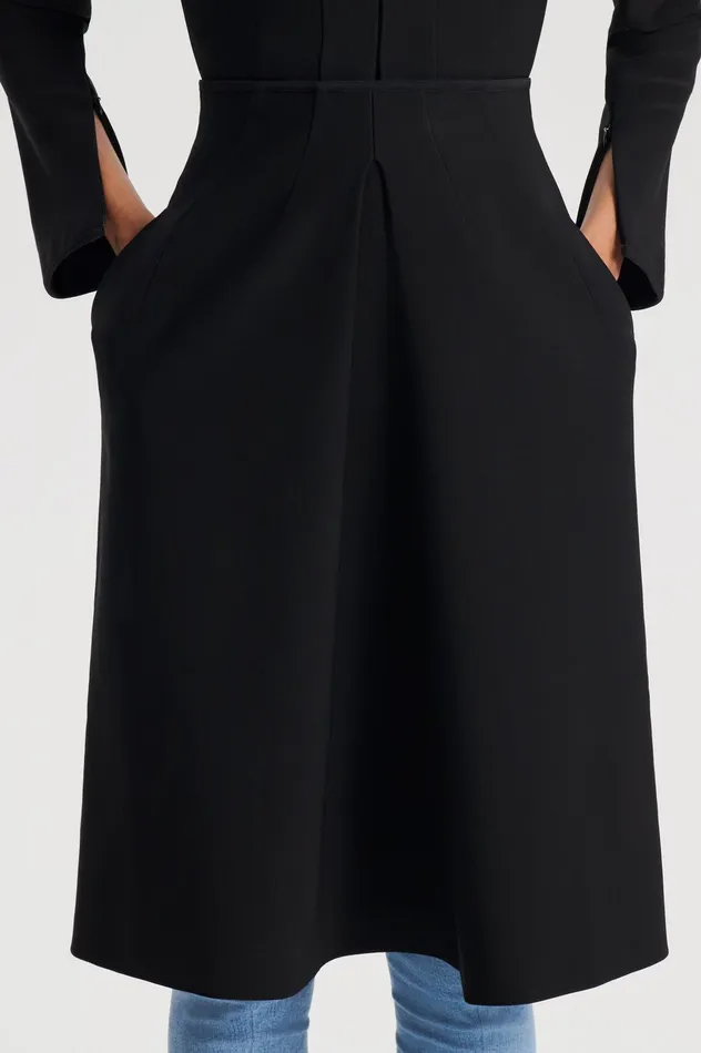 Skirts Women Scanlan Theodore MILANO PLEAT SKIRT BLACK Skirts Women Scanlan Theodore MILANO PLEAT SKIRT BLACK