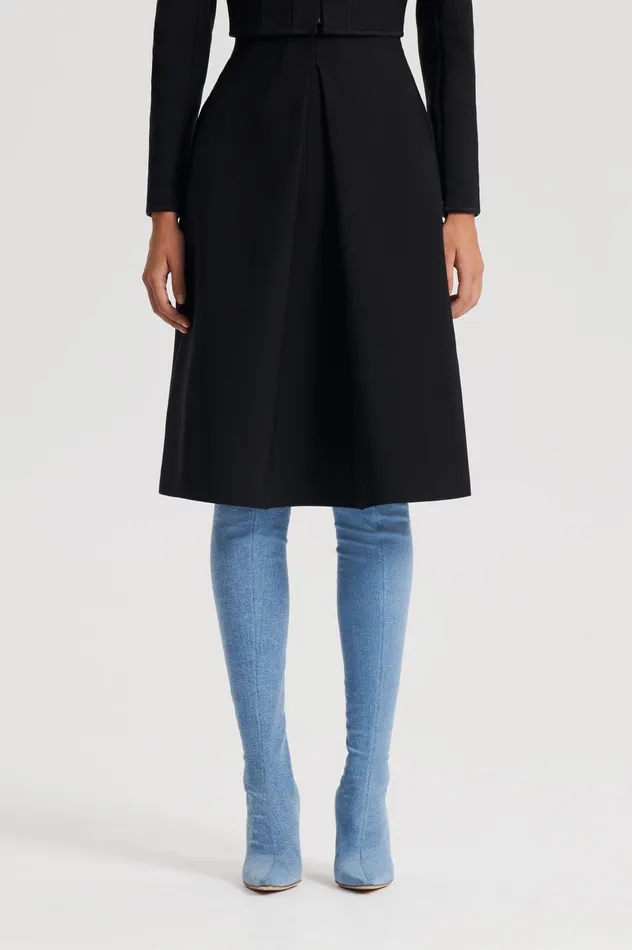 Skirts Women Scanlan Theodore MILANO PLEAT SKIRT BLACK Skirts Women Scanlan Theodore MILANO PLEAT SKIRT BLACK