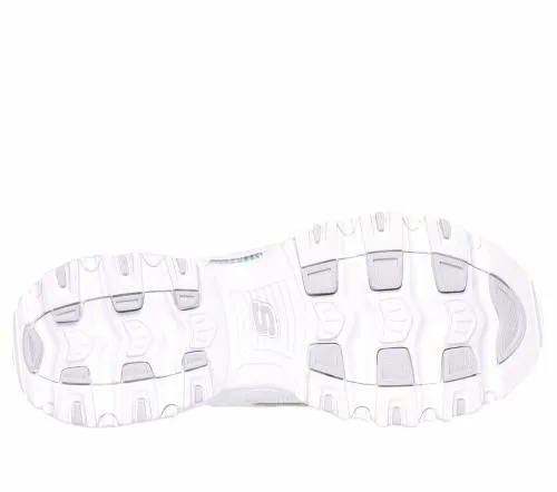 Slipins D039Lites8211 New Scene White Silver Women SKECHERS SlipOn