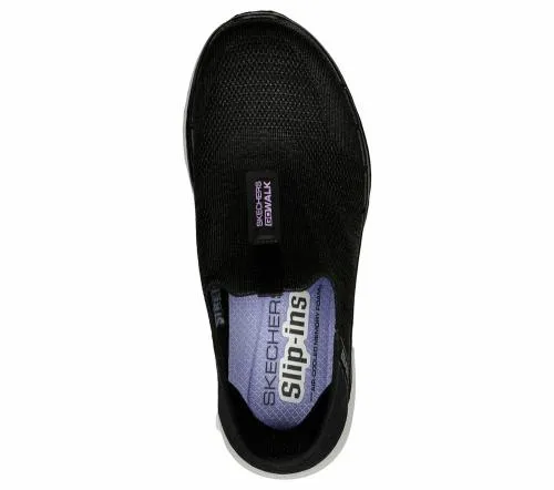 Slipins GO WALK 6 8211 Fabulous View Black Lavender Women SKECHERS SlipOn