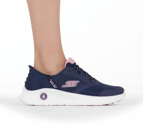 Slipins GO WALK Anywhere 8211 Vivi Navy Pink Women SKECHERS SlipOn