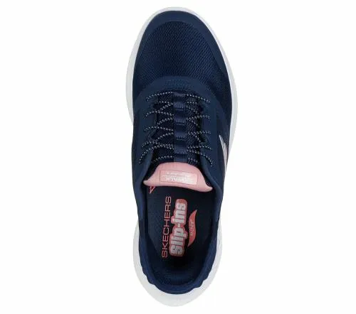 Slipins GO WALK Anywhere 8211 Vivi Navy Pink Women SKECHERS SlipOn