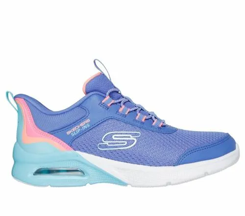 Slipins Microspec Max 8211 Color Trifecta Blue Multi Kids SKECHERS Big Kids UK Sizes 36