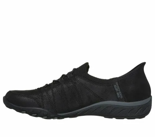 Slipins Relaxed Fit BreatheEasy 8211 HomeBody Black Women SKECHERS SlipOn