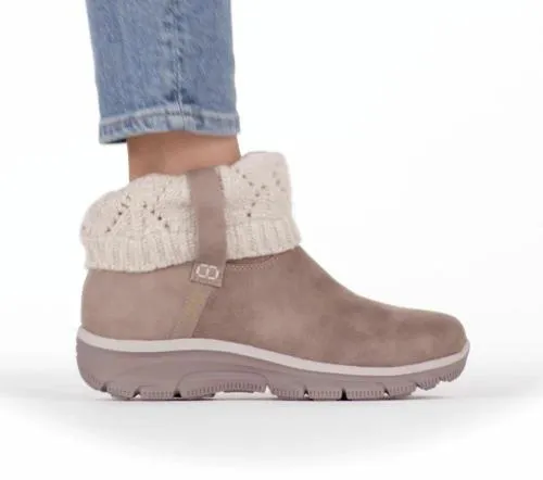 Slipins Relaxed Fit Easy Going 8211 Cozy Weather 2 Taupe Women SKECHERS SlipOn