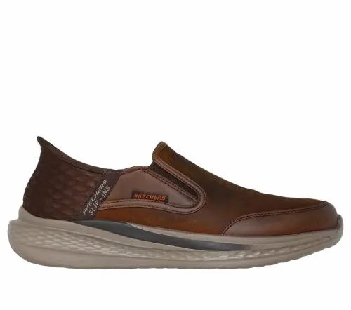 Slipins Relaxed Fit Slade 8211 Cooper Brown Men SKECHERS SlipOn