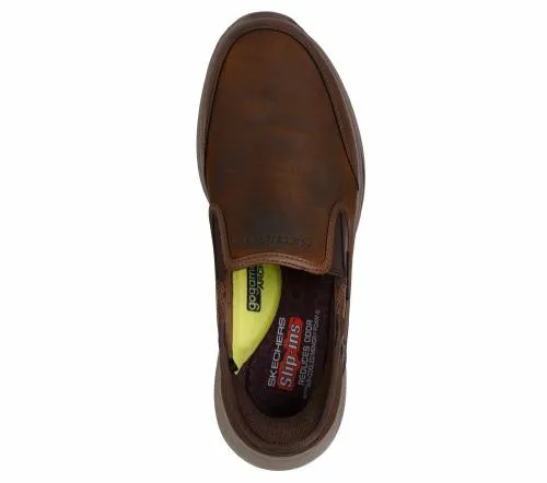 Slipins Relaxed Fit Slade 8211 Cooper Brown Men SKECHERS SlipOn