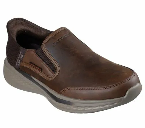 Slipins Relaxed Fit Slade 8211 Cooper Brown Men SKECHERS SlipOn