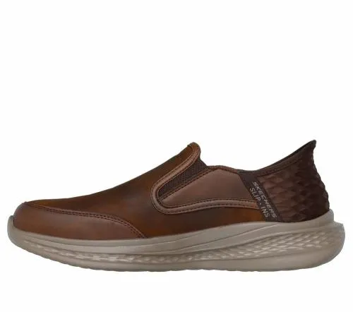 Slipins Relaxed Fit Slade 8211 Cooper Brown Men SKECHERS SlipOn