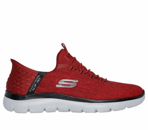 Slipins Summits 8211 Key Pace Red Black Men SKECHERS SlipOn