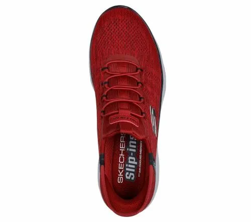 Slipins Summits 8211 Key Pace Red Black Men SKECHERS SlipOn