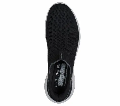 Slipins Ultra Flex 30 8211 Smooth Rise Black Charcoal Men SKECHERS SlipOn