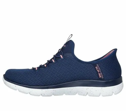 Slipins Waterproof Summits 8211 Best Choice Navy Coral Women SKECHERS SlipOn