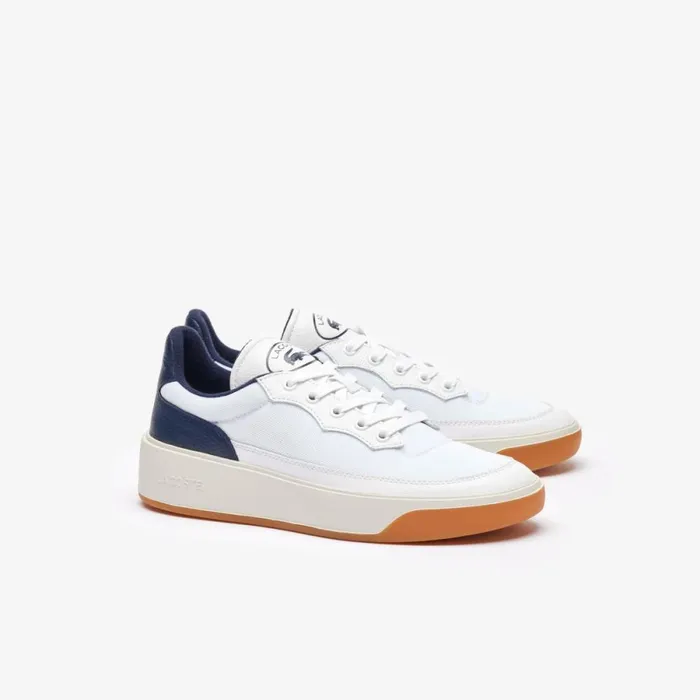 Sneakers Men Lacoste Men039s G80 Club Popped Heel Sneakers White Navy 042