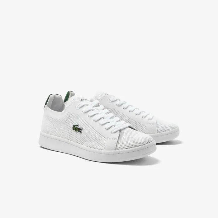 Sneakers Women Lacoste Women039s Carnaby Piqu HeelPop Sneakers Whitegreen 082