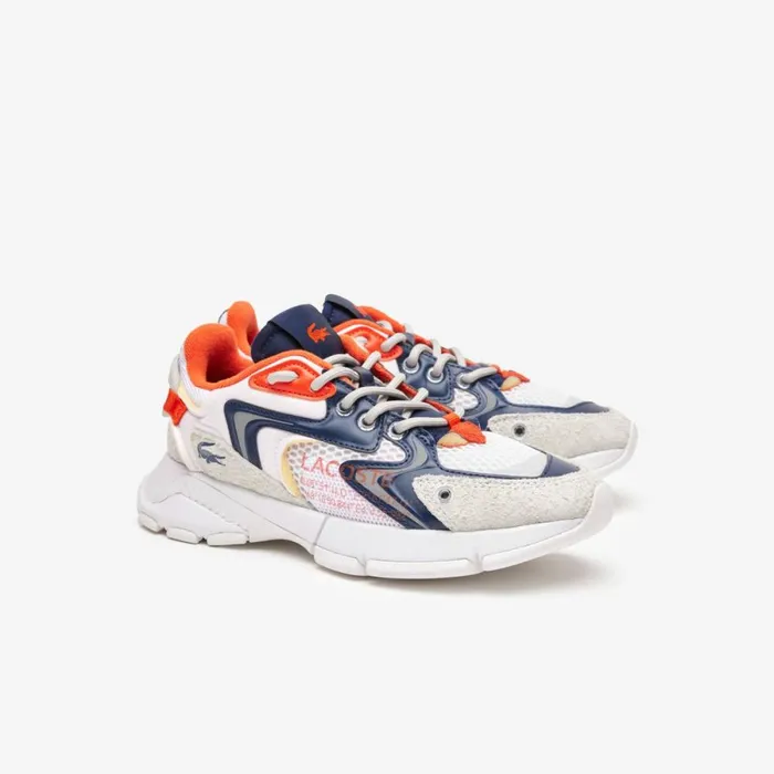 Sneakers Women Lacoste Women039s L003 Neo Sneakers Whiteorange 1u2