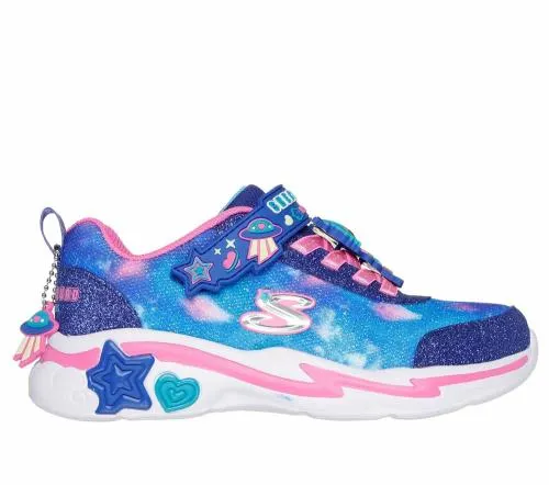 Snuggle Sneaks 8211 Skech Squad Navy Multi Kids SKECHERS Big Kids UK Sizes 36