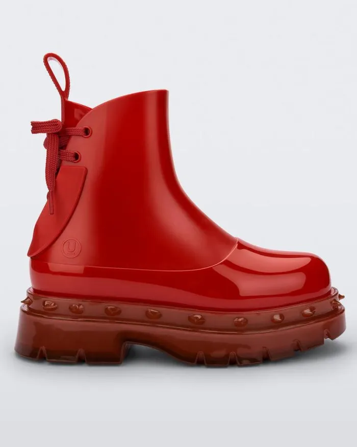 Spikes Boot Red Women Melissa Boots