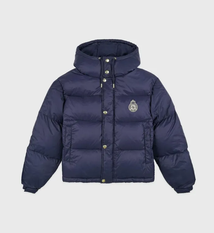 Sporty and Rich Coats Women Crown Puffer Jacket 8211 Navy